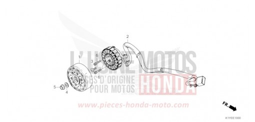 DEMARREUR GENERATEUR AC WW125SS de 2025